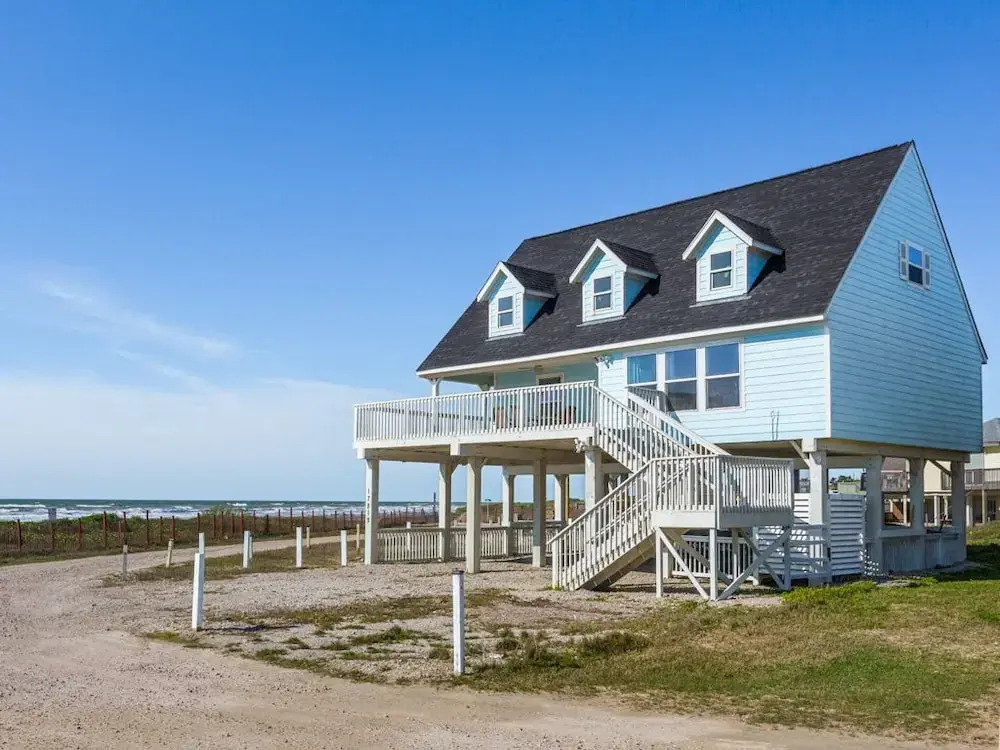 Beachfront Beauty in Galveston by RedAwning