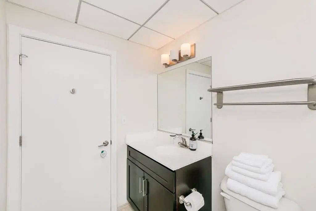 1BR Luxury Studio Historic Building, Parking, Rooftop Deck & Gym