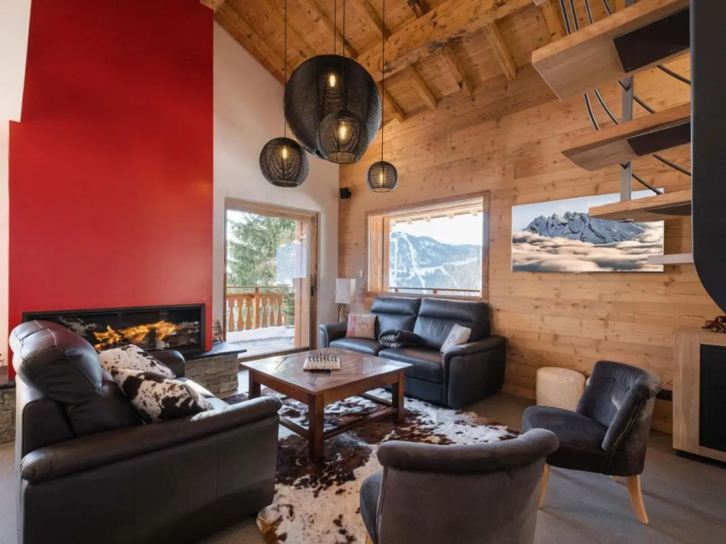 Chalet 4★, 12 pers, 5 chambres, terrasses ensoleillées, navette à proximité - FR-1-304-270