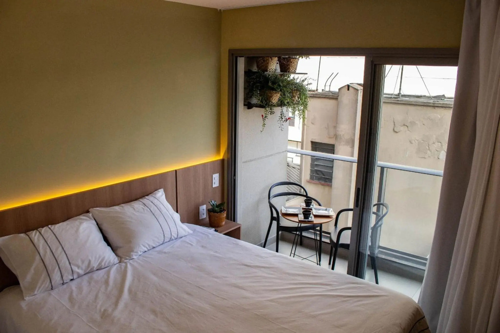 Studio novíssimo com Academia, Piscina no Rooftop, Wi-fi, Coworking, Próximo a Avenida Paulista - Belint 1