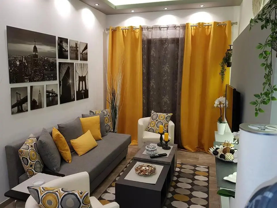 'Golden Aurora' Apartment With Elegant Style