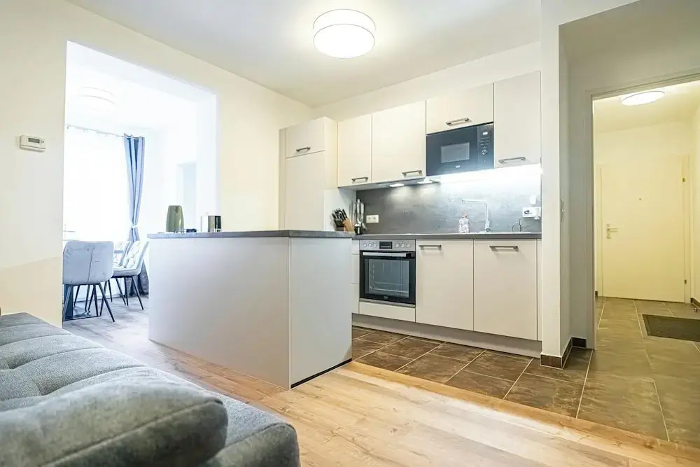 Comfy 1BR 1LR Apt Donaustadt Zones