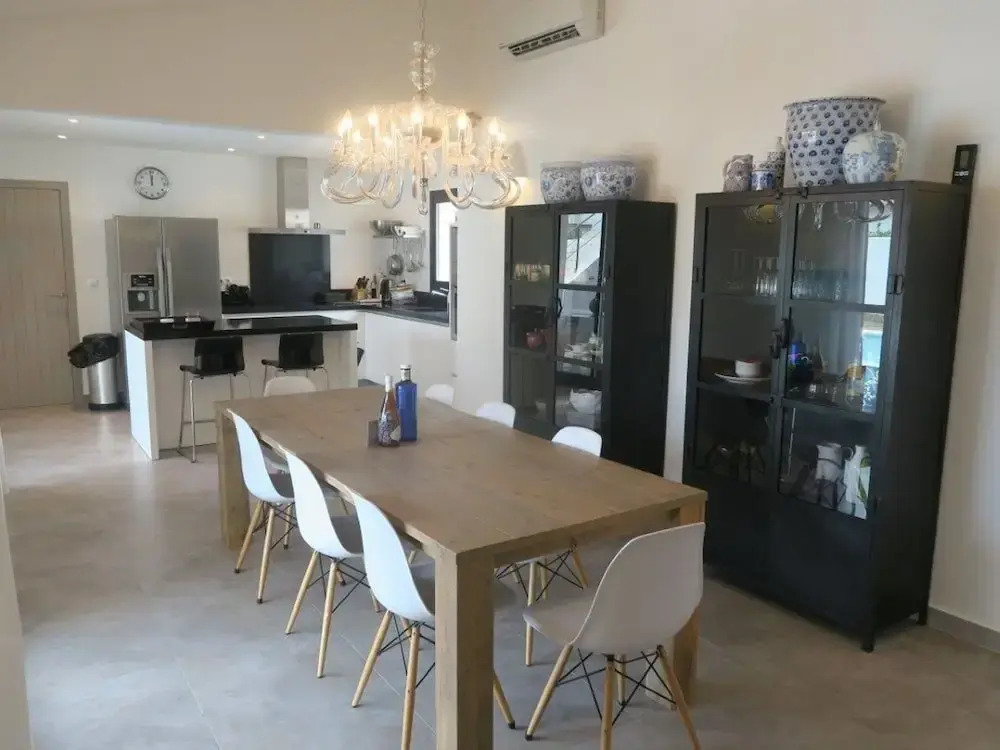 Modern Villa in the Typical Ibizan-style Furnishings and a Private Pool