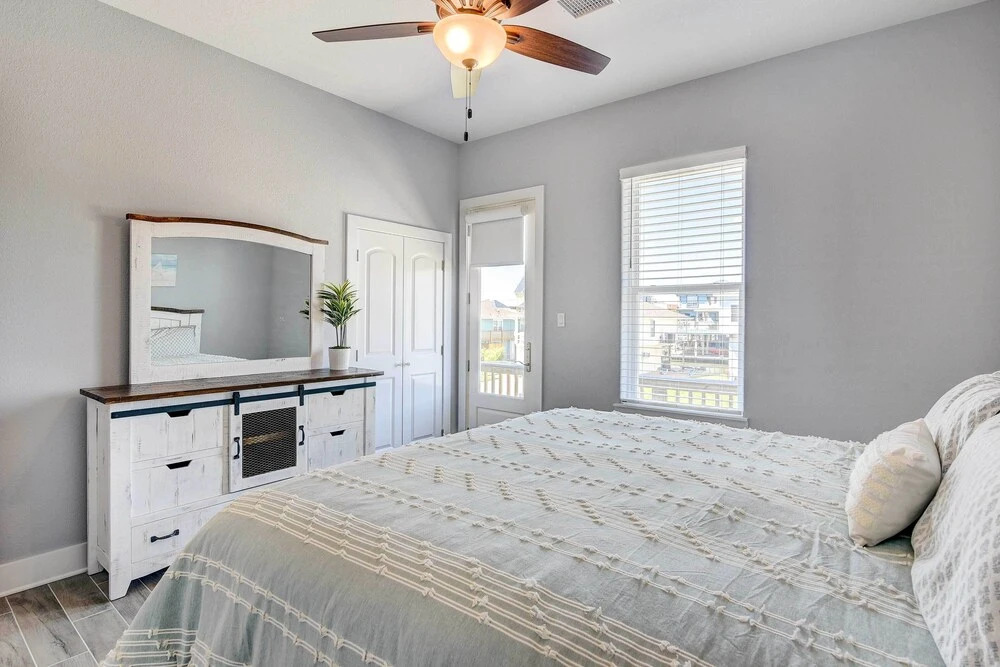 Private Dock and Patio Waterfront Galveston Retreat
