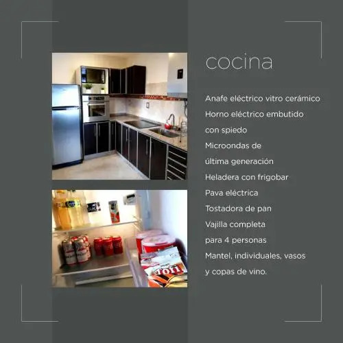 Altos de Chacabuco Planta Alta Apartamento temporario amoblado premium con cochera gratis