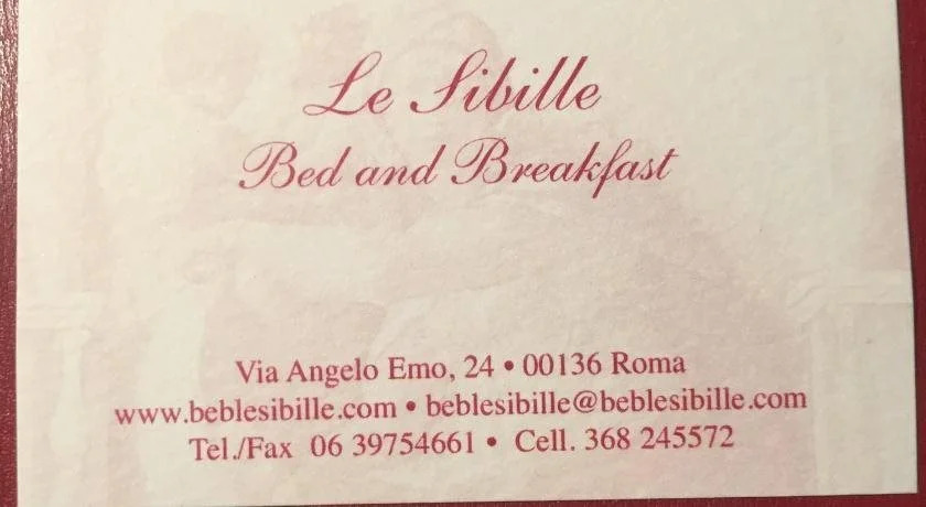 B&B Le Sibille