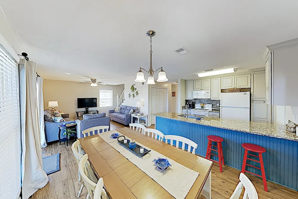 New Listing! Coastal Gem W/ Porch - Steps To Beach 4 Bedroom Home
