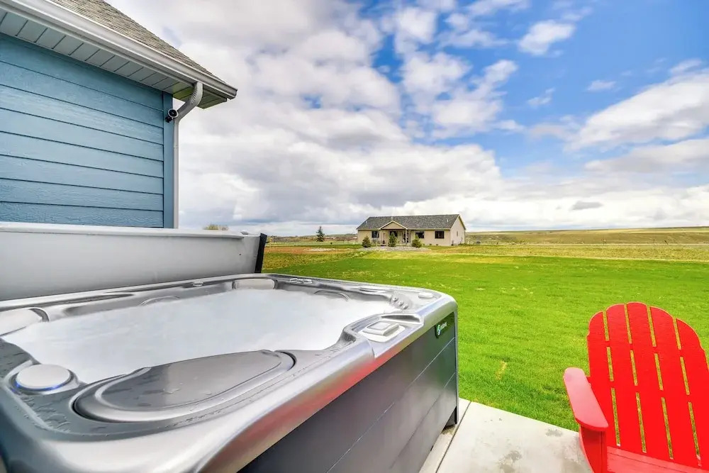 Sleek Red Lodge Home Rental w/ Private Hot Tub!