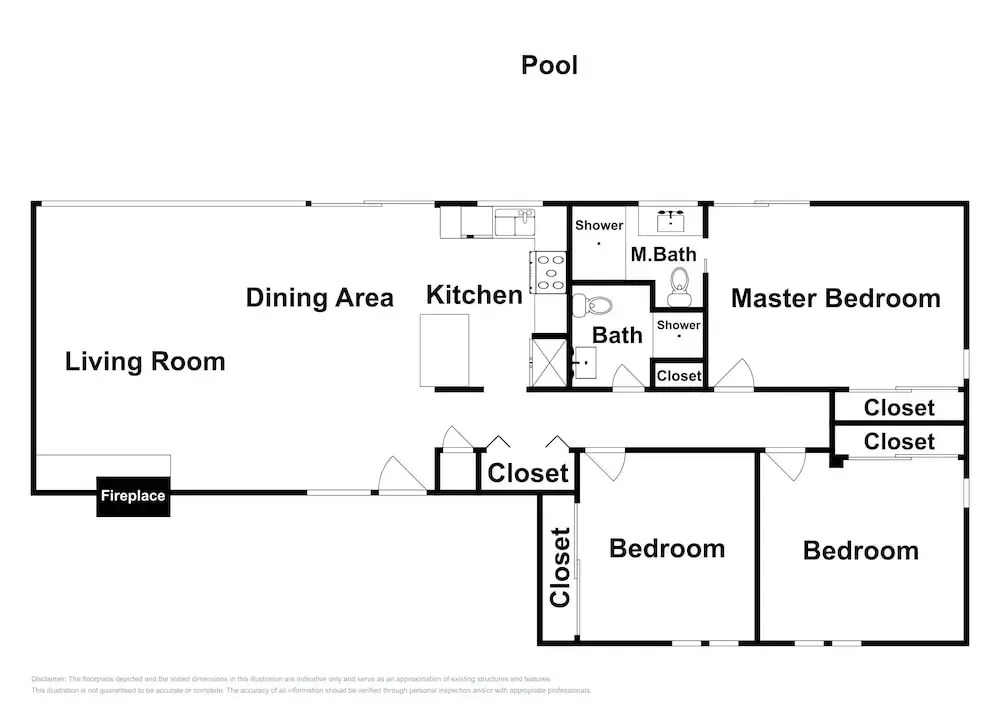 3br/2ba “The Bowie House” Mid-Century Modern W/ Pool And SPA Home