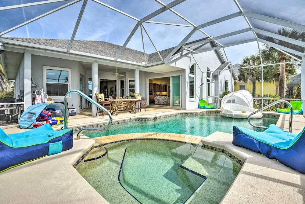 Waterfront Palm Coast Vacation Rental w/ Pool