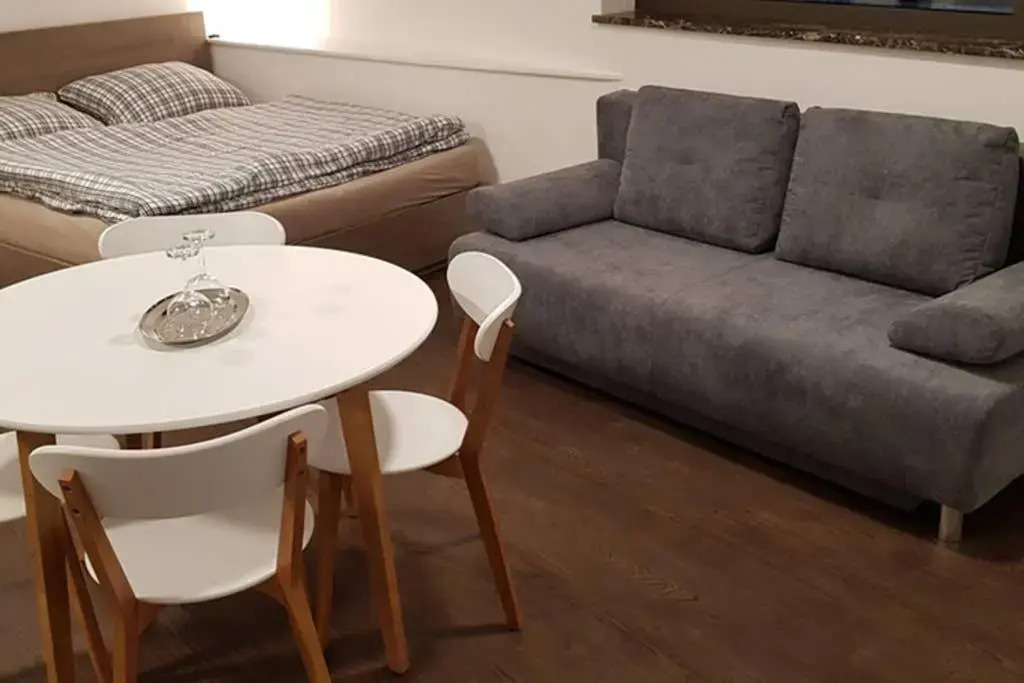 Suite with back garden