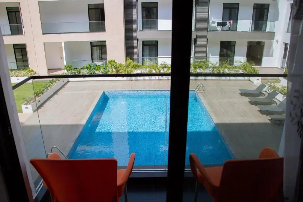 Nicely Furnished Studio with Pool view at Embassy Gardens
