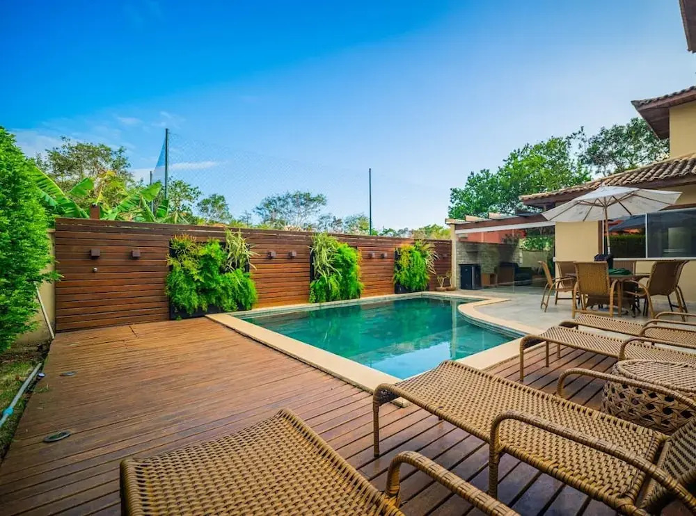 Bz01 Casa com piscina privativa 150m da praia