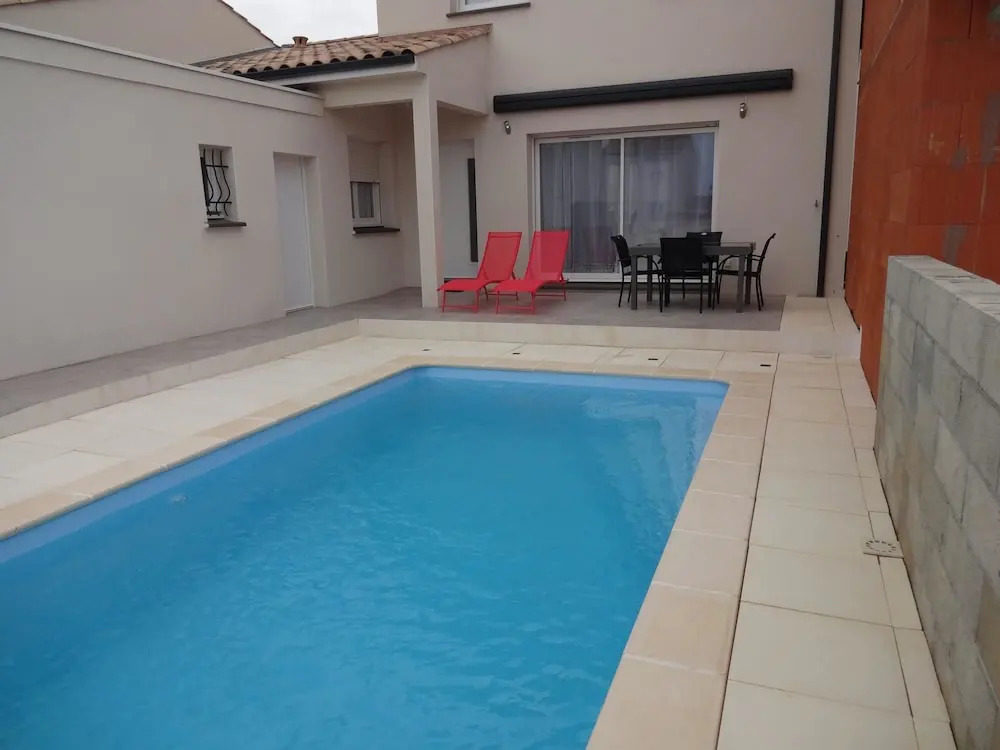 Villa With 3 Bedrooms in Sérignan, With Private Pool, Furnished Terrac