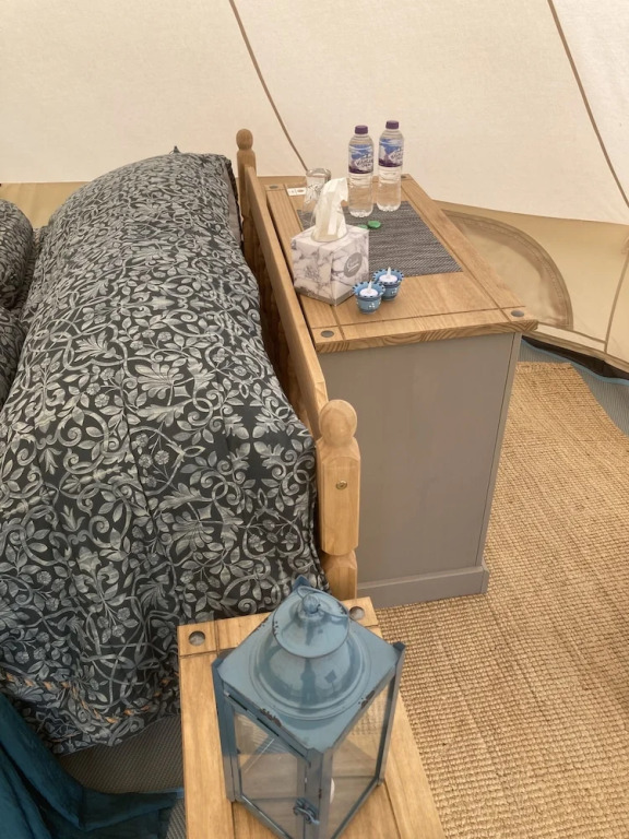 Glamping at The Homestead - Ensuite Bell Tent - Campsite