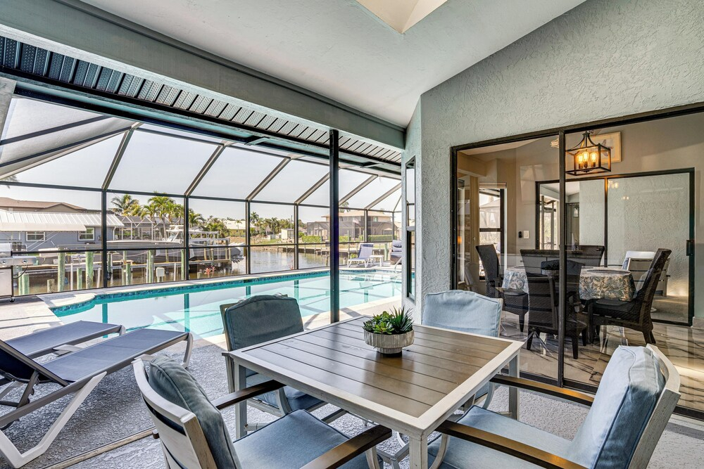 Luxe Waterfront Cape Coral Home w/ Gulf Access!