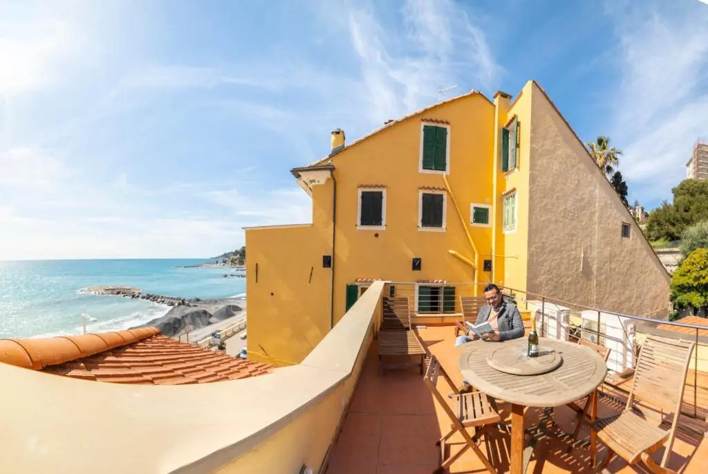 Terrazza cielo e mare