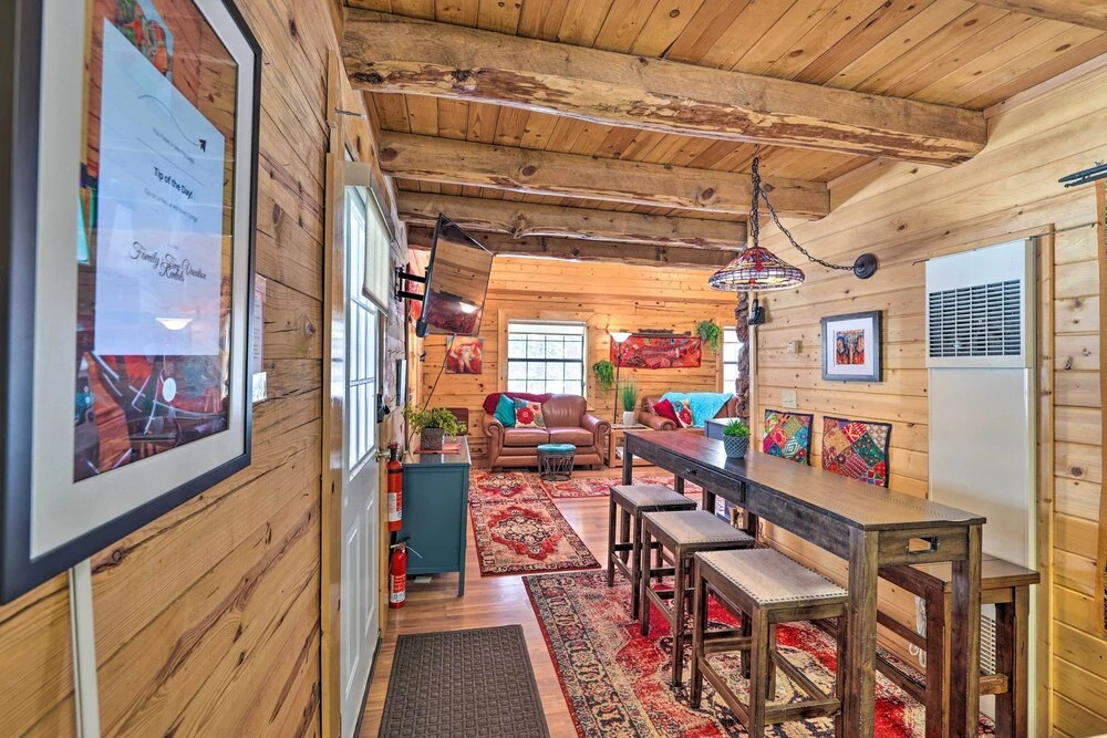 Rustic Duck Creek Village Cabin w/ Fire Pit