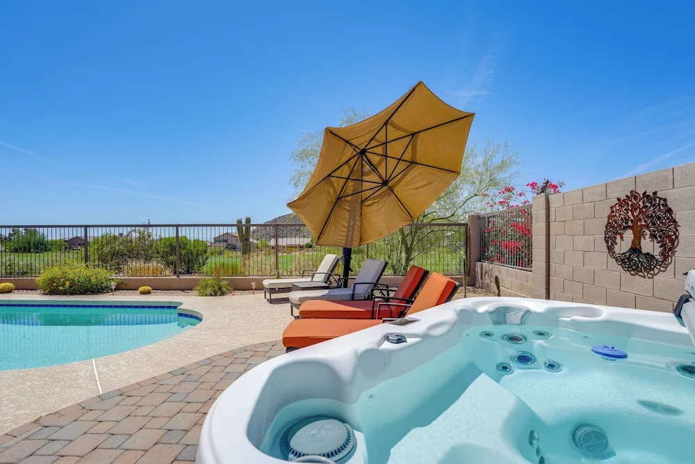 On Fairway! Home w/ Private Hot Tub & Pool in Mesa