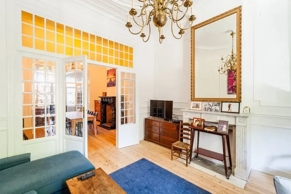 Duplex In Art Nouveau House in St Gilles City Center
