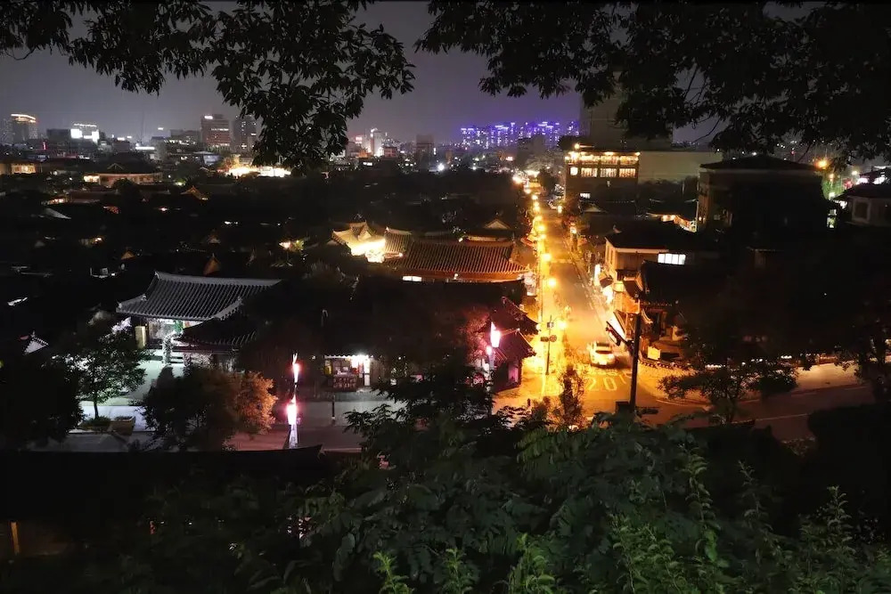 views over Hanok villiage