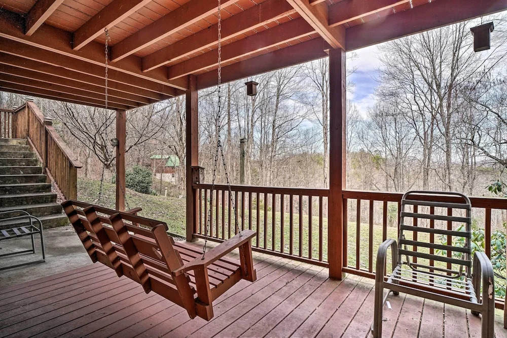 Wraparound Deck & Hot Tub: Cabin in Sevierville