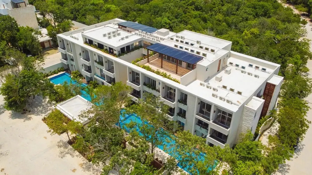 NHOA 108B Lux 1BR Condo Plunge Pool in Aldea Zama