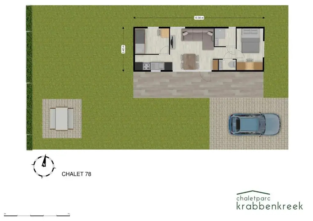 Chaletparc Krabbenkreek Zeeland - Chalet 78