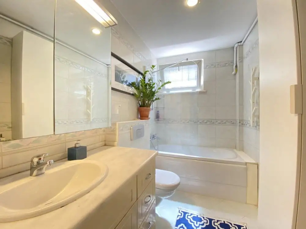 Flat With Bosphorus View and Backyard in Uskudar