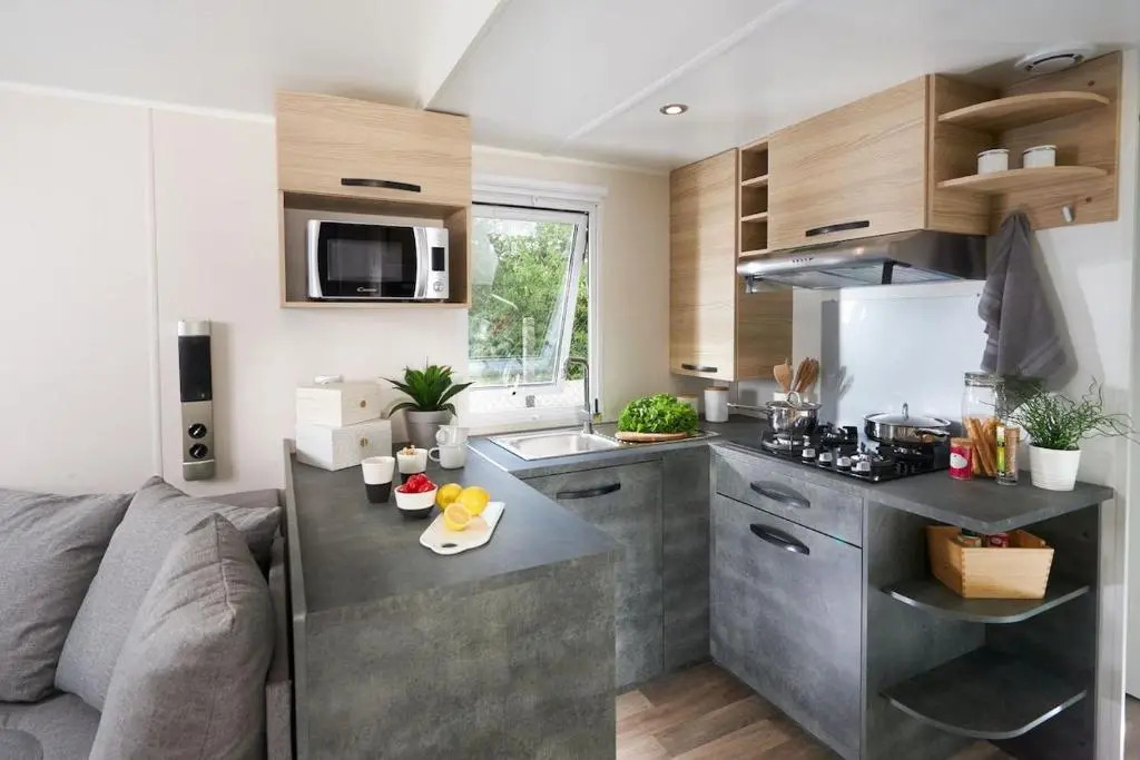 Mobil home 3 chambres 2 salles de bains au camping 4 étoiles MH276 aux charmettes