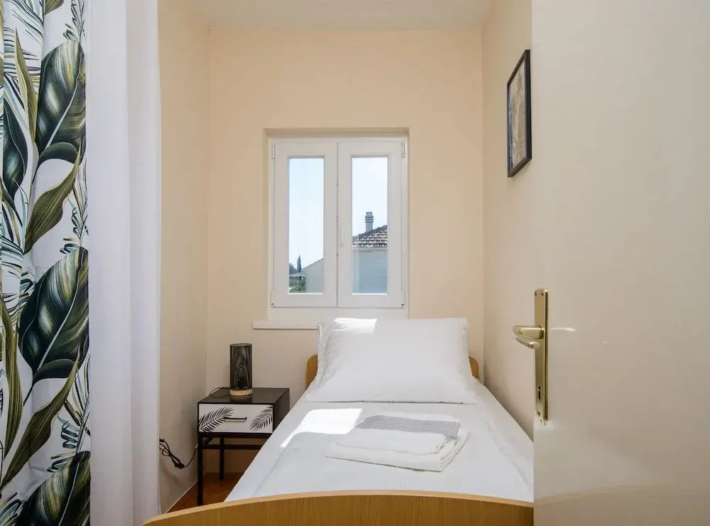 Modern Apartment Near Trogir Beach With Sea View Terrace and Lounge Area