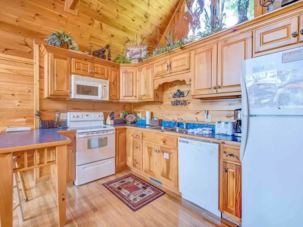 Fireside View - Two Bedroom Cabin