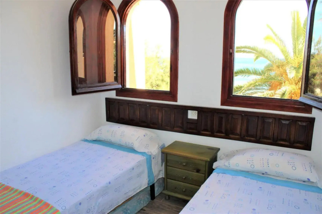 Bungalo en primera linea de la playa