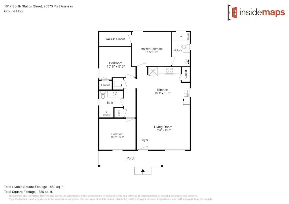 The Lemony Anemone 3 Bedrooms 2 Bathrooms Cottage