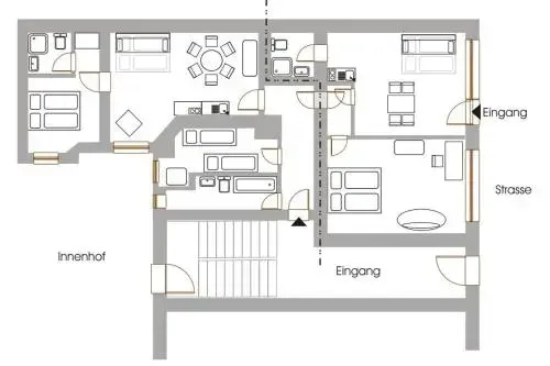 Altbauwohnung mit 3 Bädern (PB6)