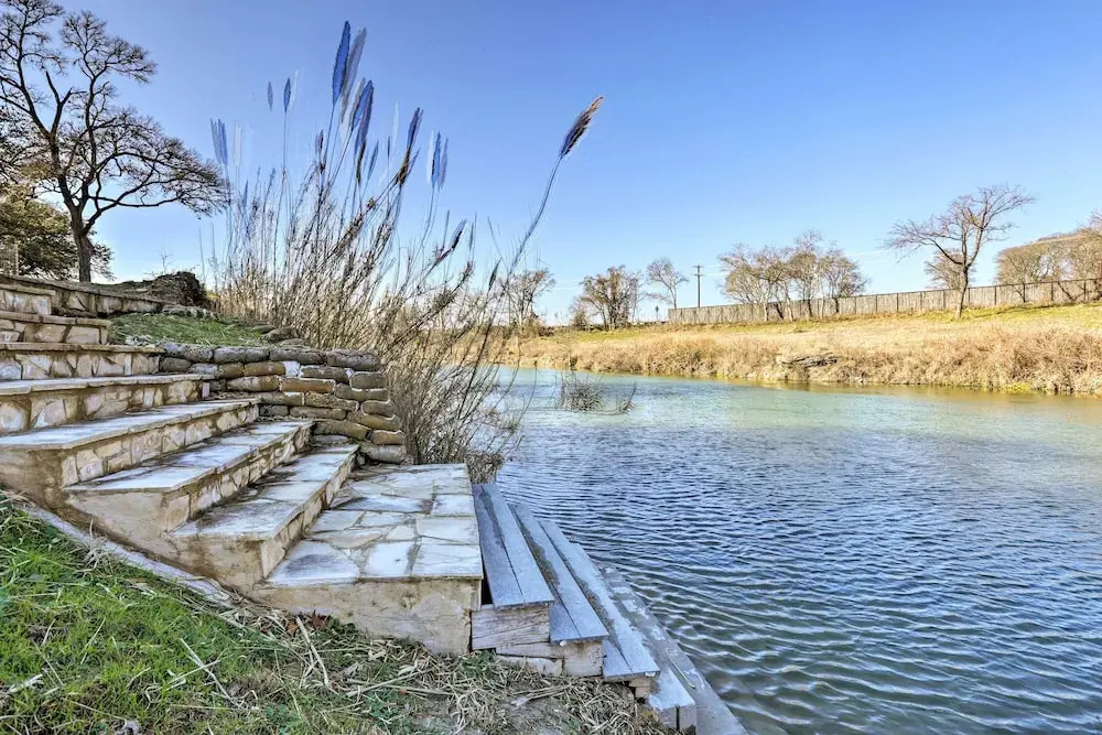 Blanco Riverfront Historic Home, 3 Mi to Downtown!
