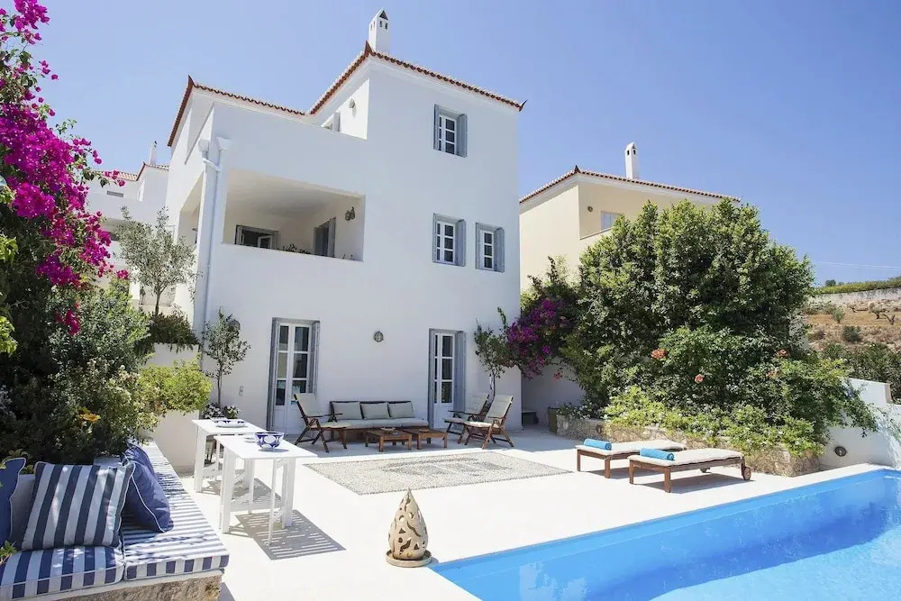 Villa with 5 Bedrooms in Spetses, with Wonderful Sea View, Private Poo