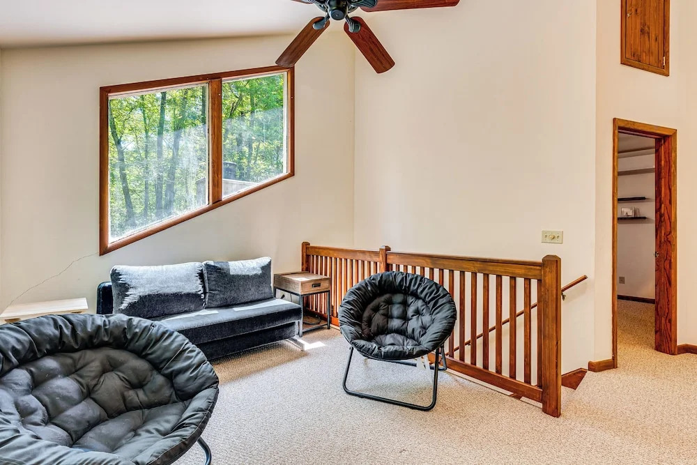 Creek Access & Deck: Family Pocono Pines Cottage