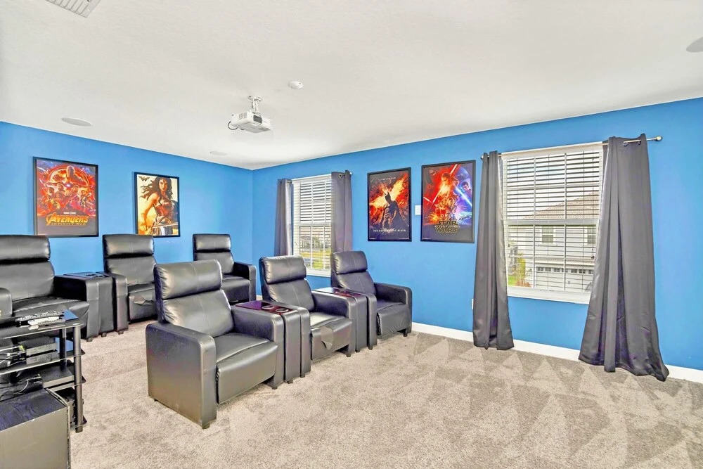 Stunning 8BR Home with BBQ Pool and Theater