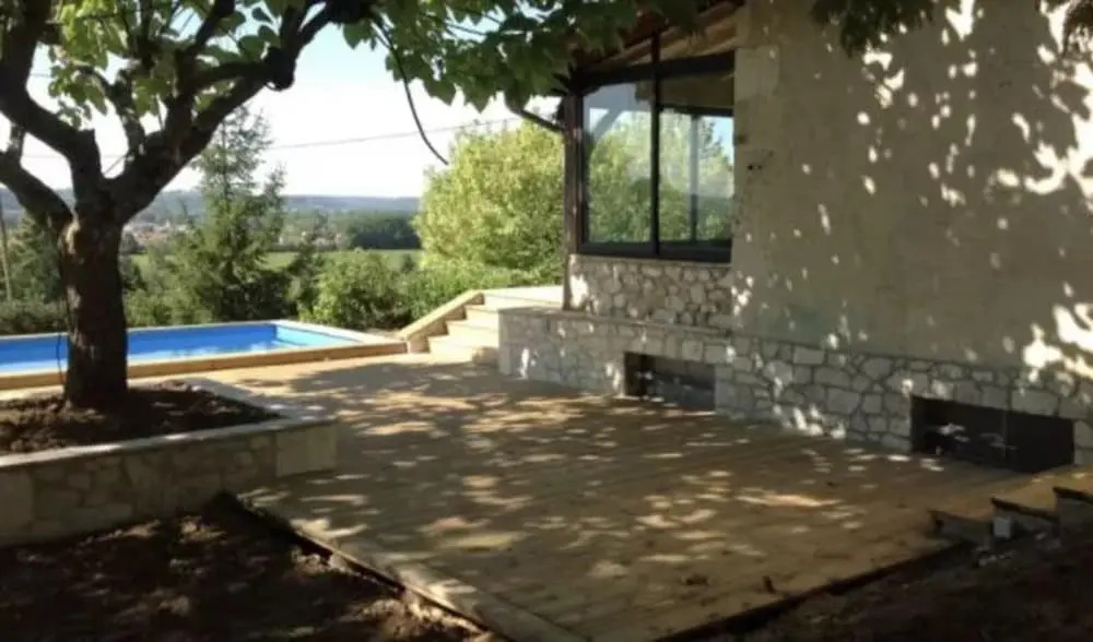 Villa With 2 Bedrooms in Vélines, With Private Pool and Furnished Gard