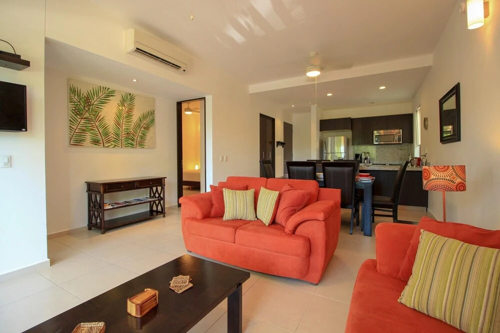 Lovely Family Condo Shared Pool BBQ Facilities Wellness Center in Akumal