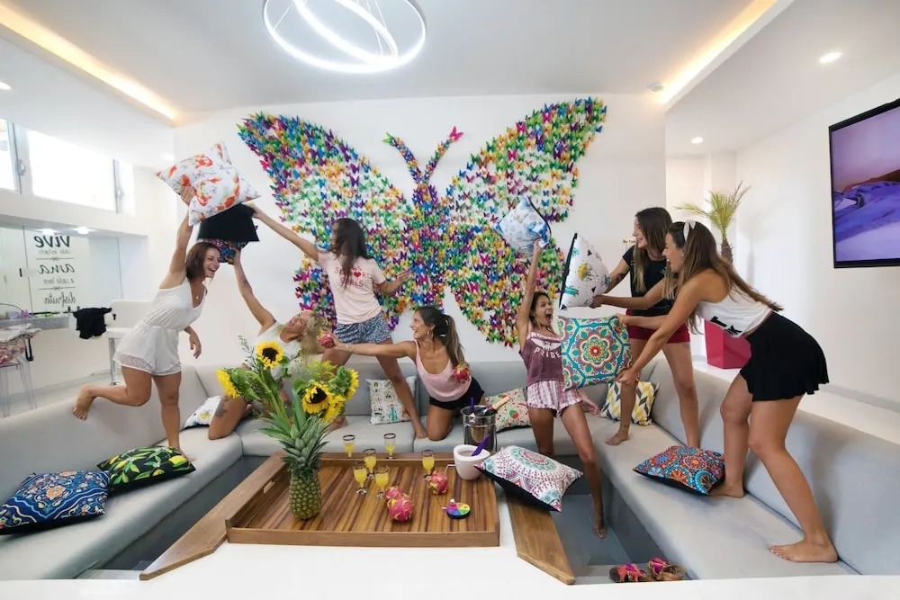 Bombonzua Poshtel perfect for bachelorettes by Happy Address