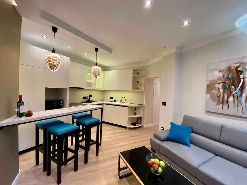 IvArt, City Center, Lux 2BR apartment, 2 Queen Size Beds