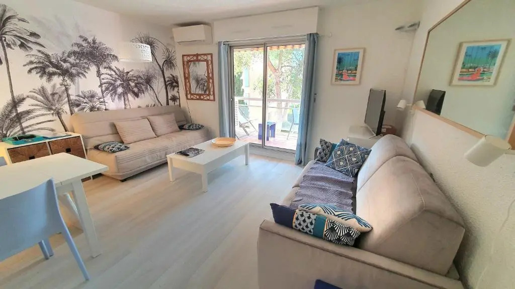 Studio Bormes in Blue à La Favière - Classé 3 étoiles
