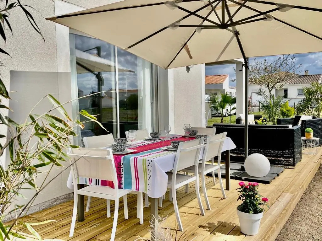 MAISON moderne 6 pers, jardin proche plage¢re
