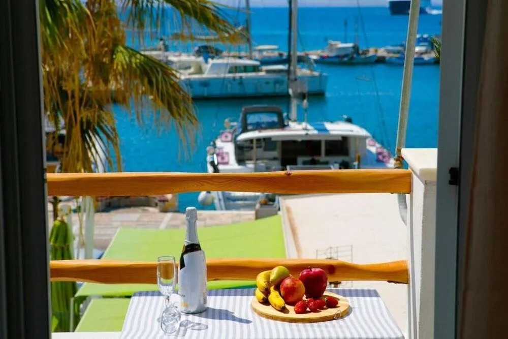 In the marina apartment