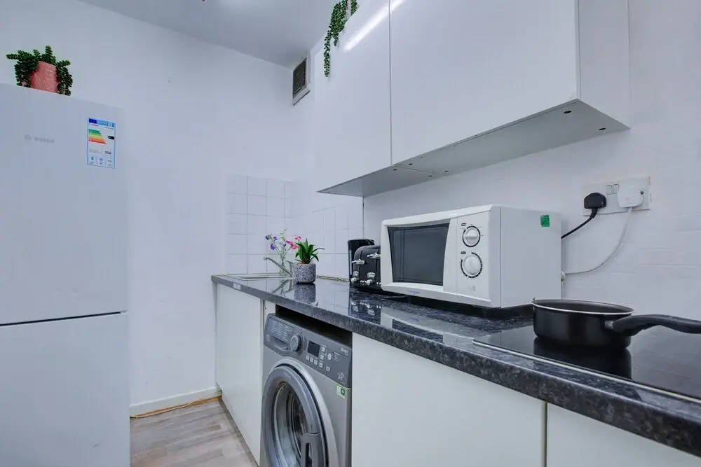 2-bedroom and Living Room Budget Apartment