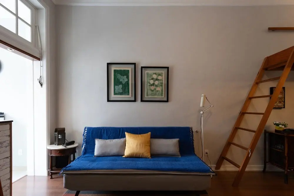 Flat no Palacio Quitandinha com Varanda e Vista