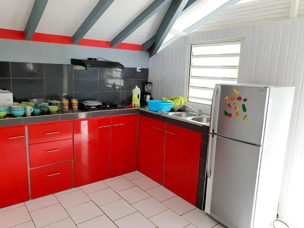 Apartment With 3 Bedrooms in Deshaies, With Wonderful sea View, Terrac