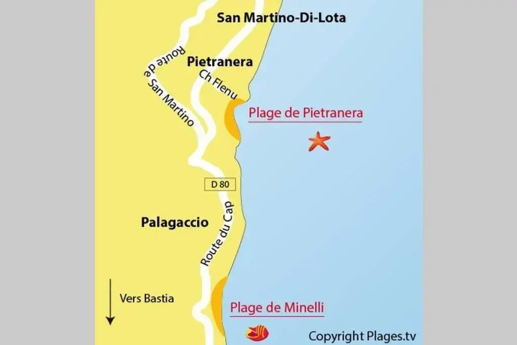 Maison Village Cosy 450m de la plage , 2km de la ville Cap Corse
